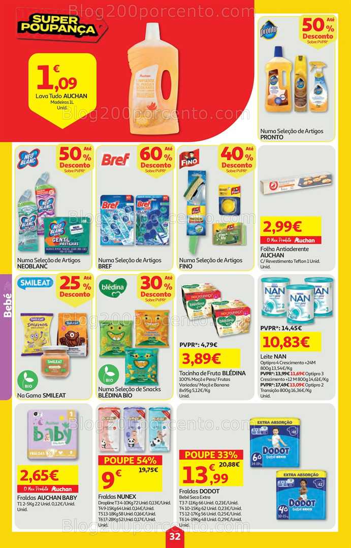 Antevisão Folheto AUCHAN Super Poupança de 18 a 24 dezembro