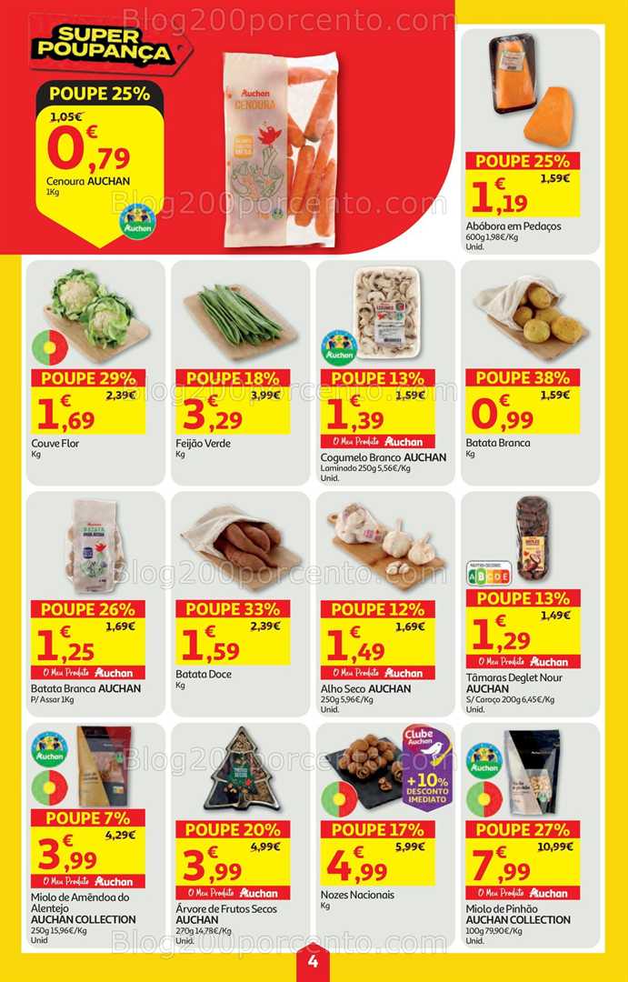Antevisão Folheto AUCHAN Super Poupança de 18 a 24 dezembro