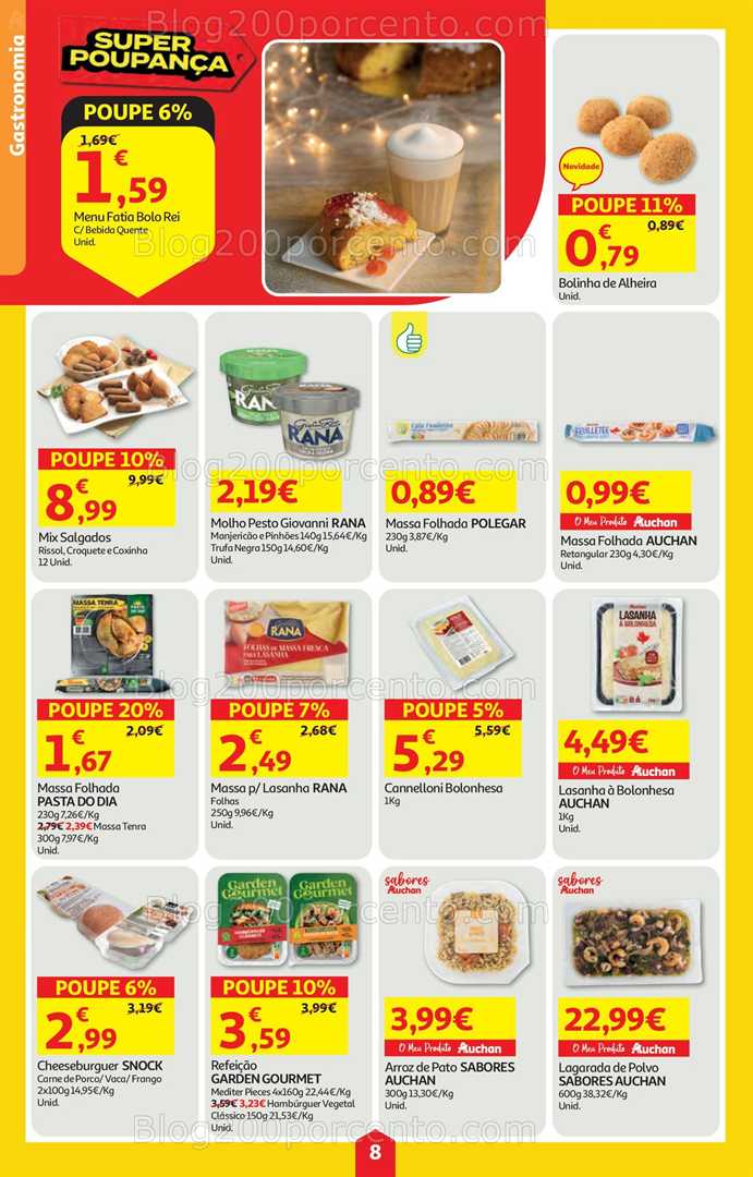 Antevisão Folheto AUCHAN Super Poupança de 18 a 24 dezembro