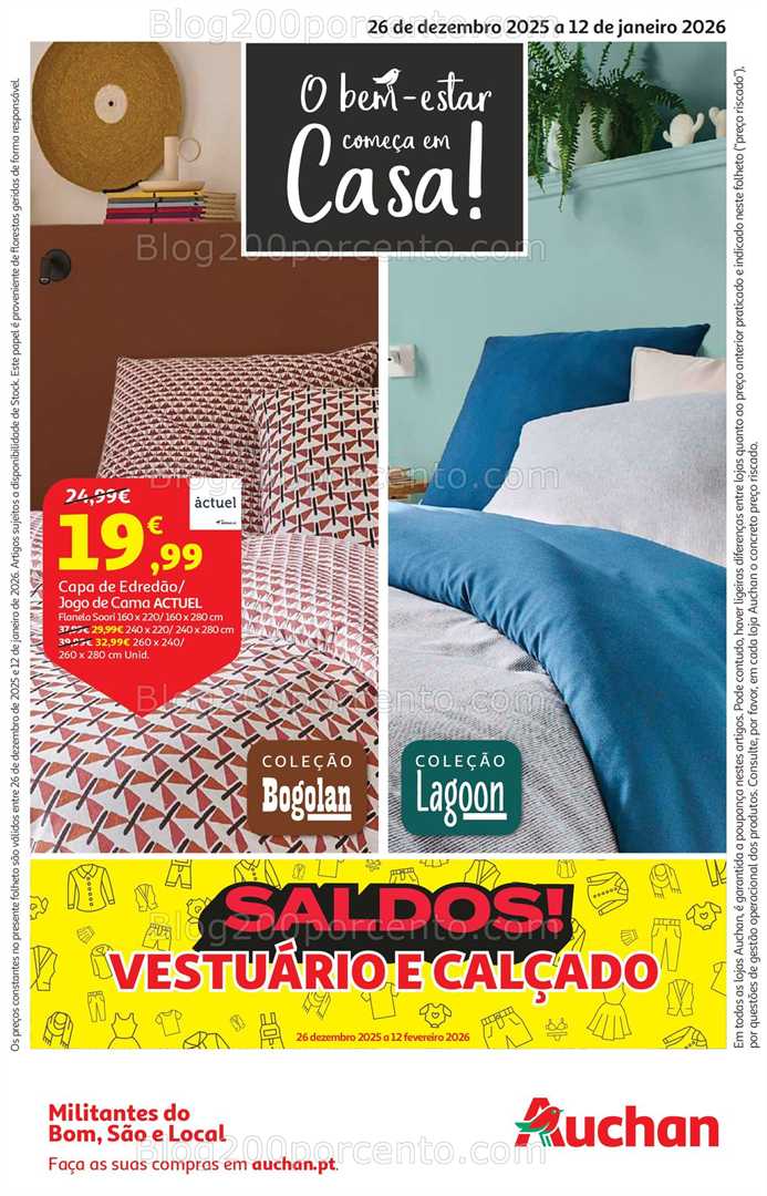 Antevisão Folheto AUCHAN Promoções 26 dezembro a 12 janeiro