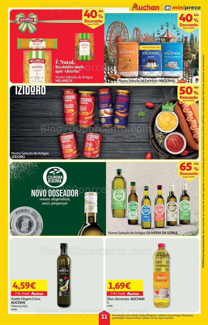 Antevisão Folheto MINIPREÇO - AUCHAN Promoções de 18 a 24 dezembro