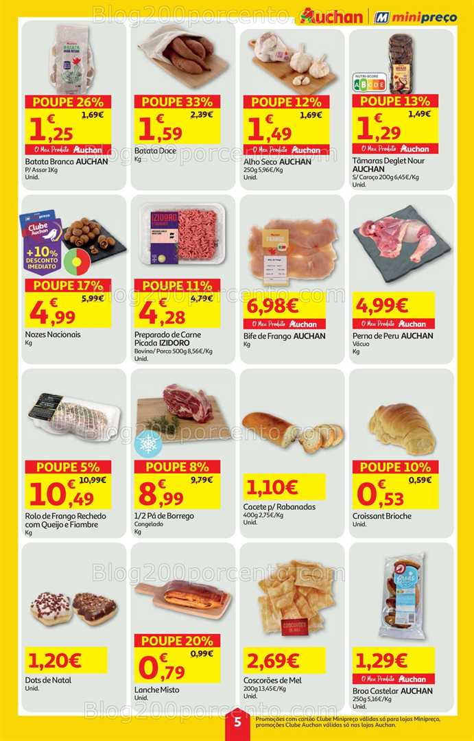 Antevisão Folheto MINIPREÇO - AUCHAN Promoções de 18 a 24 dezembro