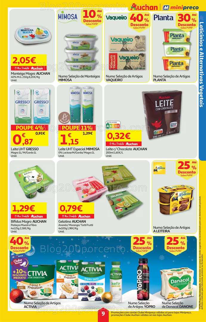 Antevisão Folheto MINIPREÇO - AUCHAN Promoções de 18 a 24 dezembro