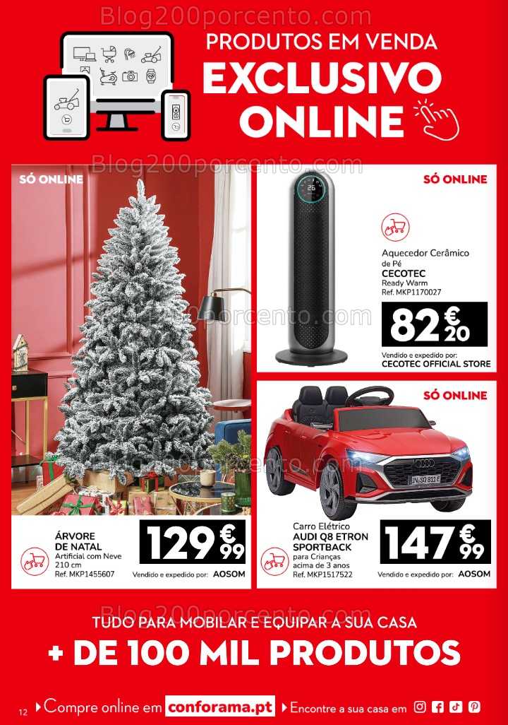 Antevisão Folheto CONFORAMA Promoções de 18 a 31 dezembro