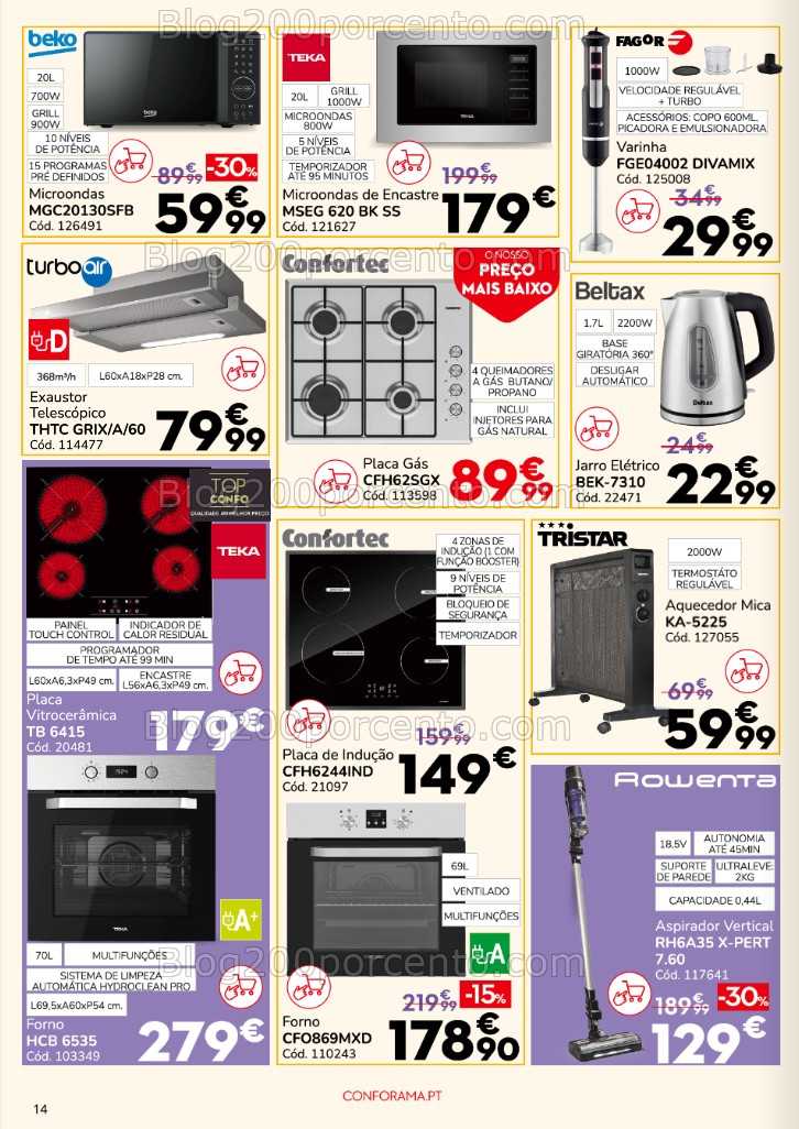 Antevisão Folheto CONFORAMA Promoções de 18 a 31 dezembro