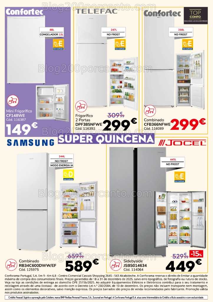 Antevisão Folheto CONFORAMA Promoções de 18 a 31 dezembro