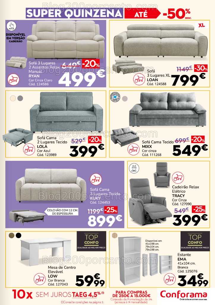 Antevisão Folheto CONFORAMA Promoções de 18 a 31 dezembro