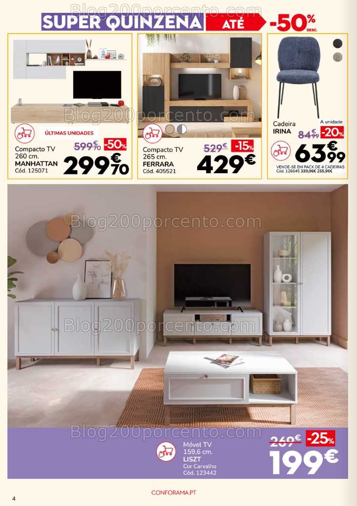 Antevisão Folheto CONFORAMA Promoções de 18 a 31 dezembro