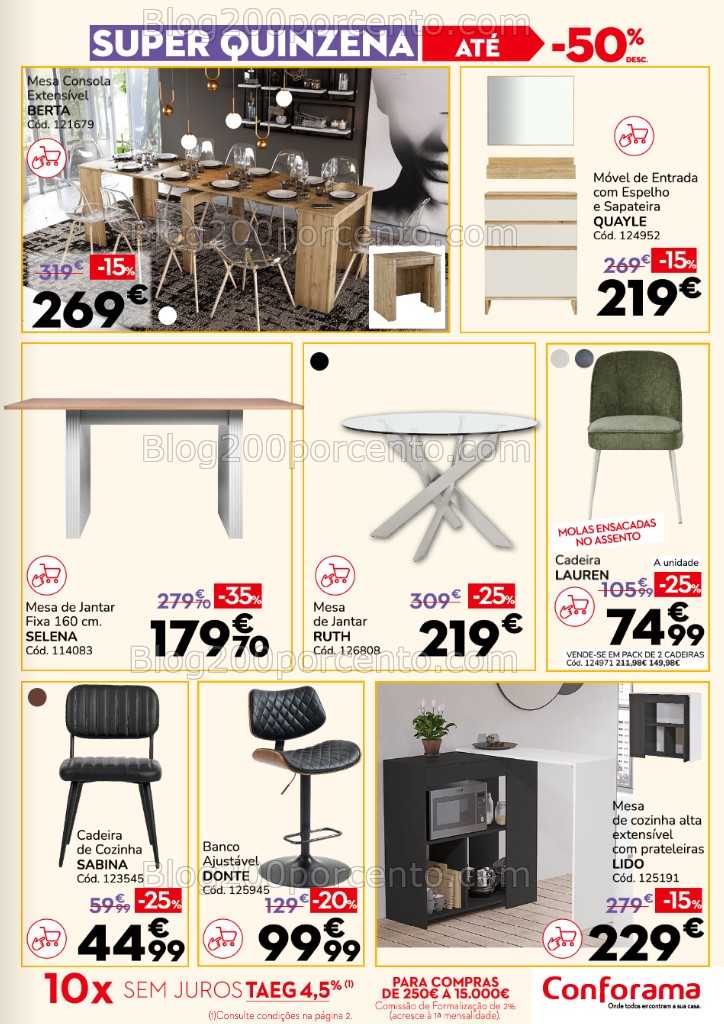 Antevisão Folheto CONFORAMA Promoções de 18 a 31 dezembro