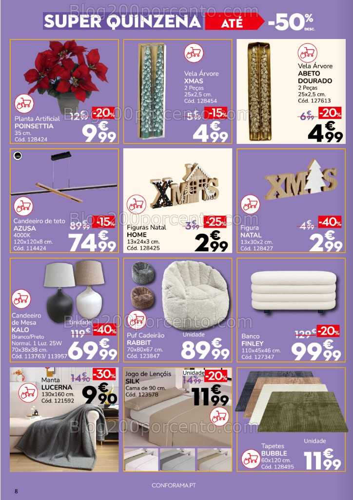 Antevisão Folheto CONFORAMA Promoções de 18 a 31 dezembro