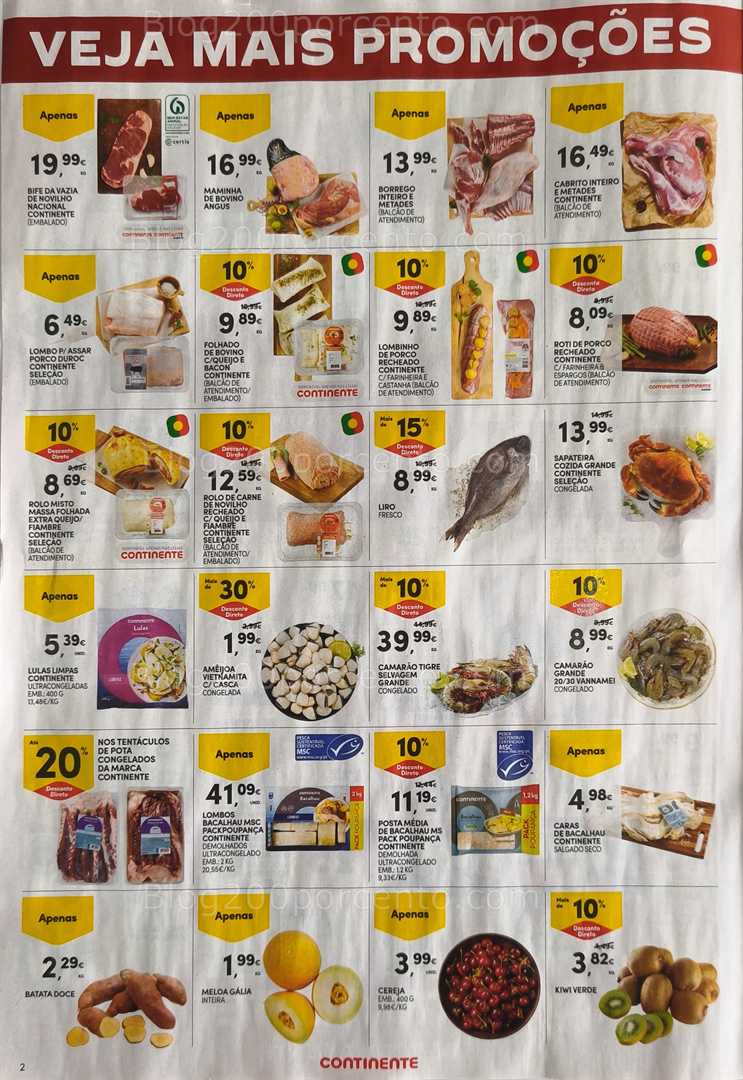 Antevisão Folheto CONTINENTE Promoções Fim de Semana - 12 a 15 dezembro