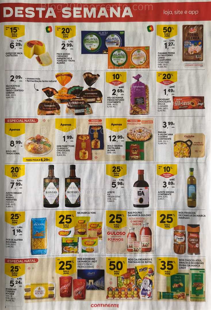 Antevisão Folheto CONTINENTE Promoções Fim de Semana - 12 a 15 dezembro