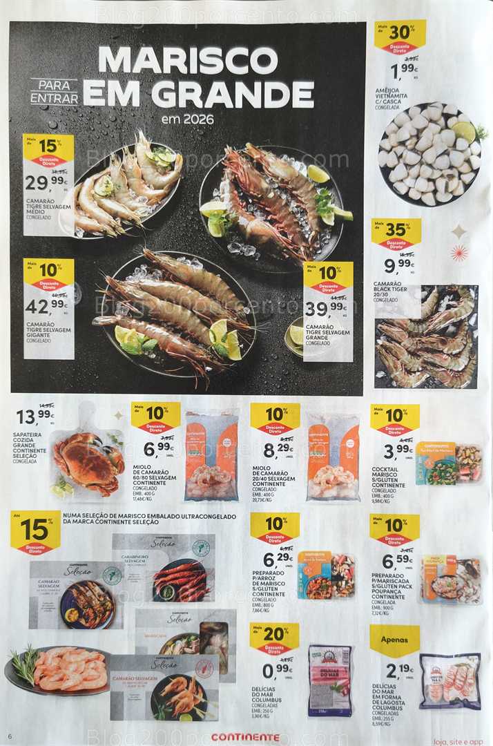 Antevisão Folheto CONTINENTE Promoções de 26 a 31 dezembro