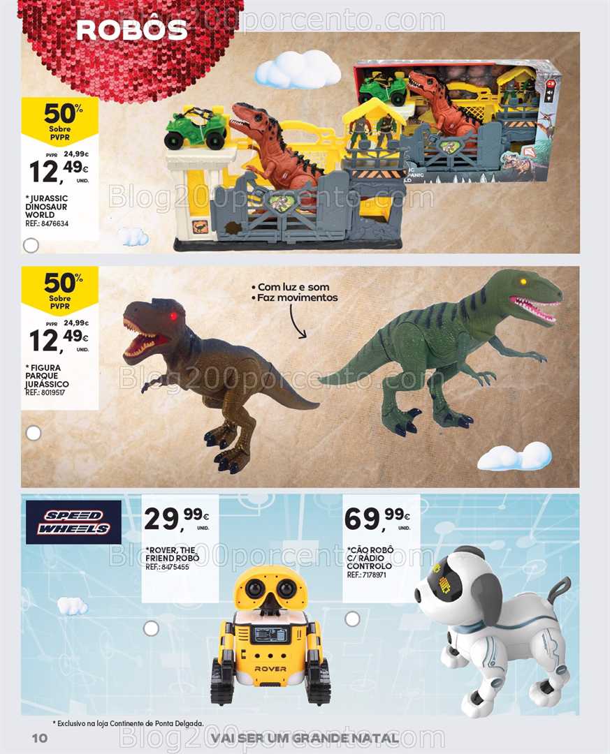 Antevisão Folheto CONTINENTE Açores Brinquedos Promoções de 11 a 24 dezembro