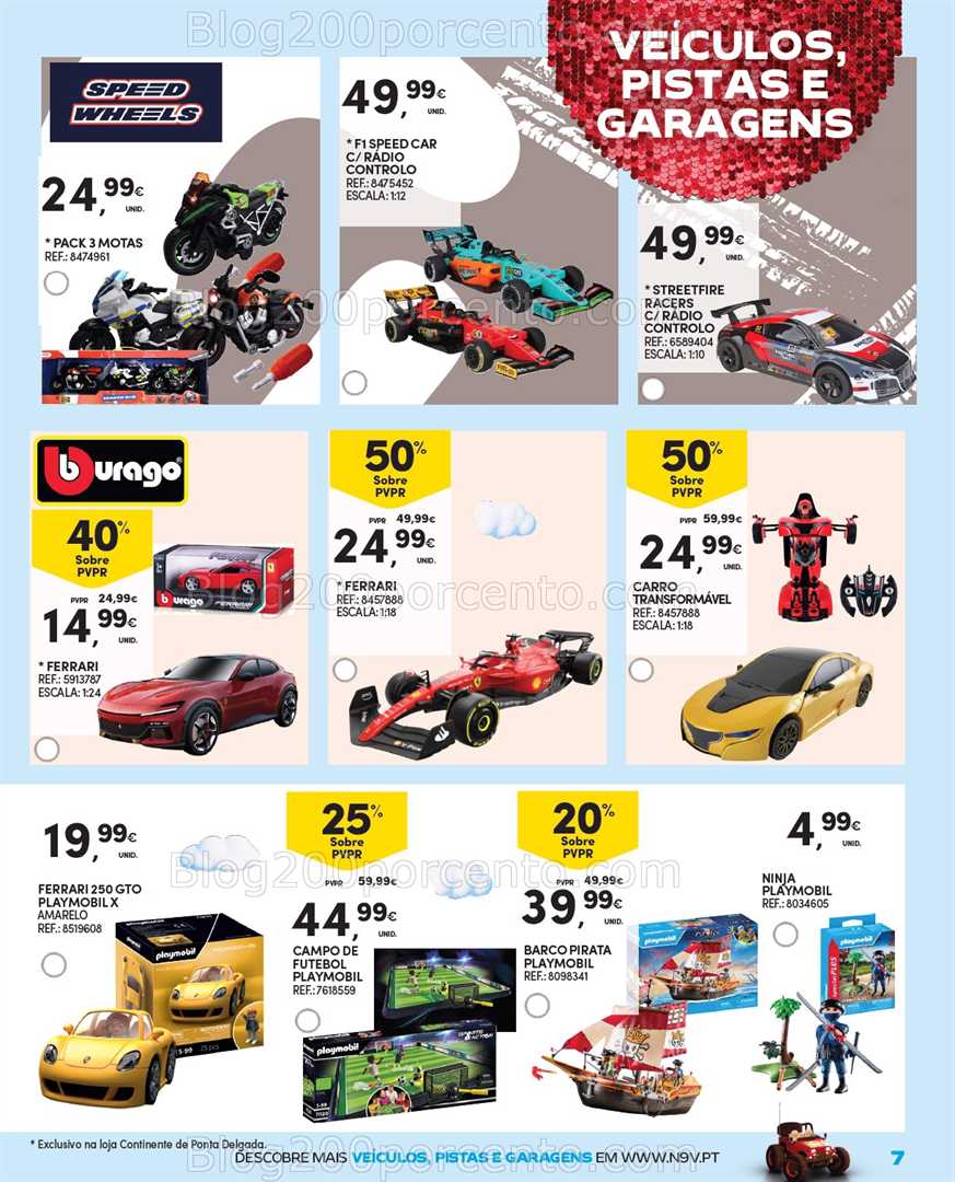 Antevisão Folheto CONTINENTE Açores Brinquedos Promoções de 11 a 24 dezembro