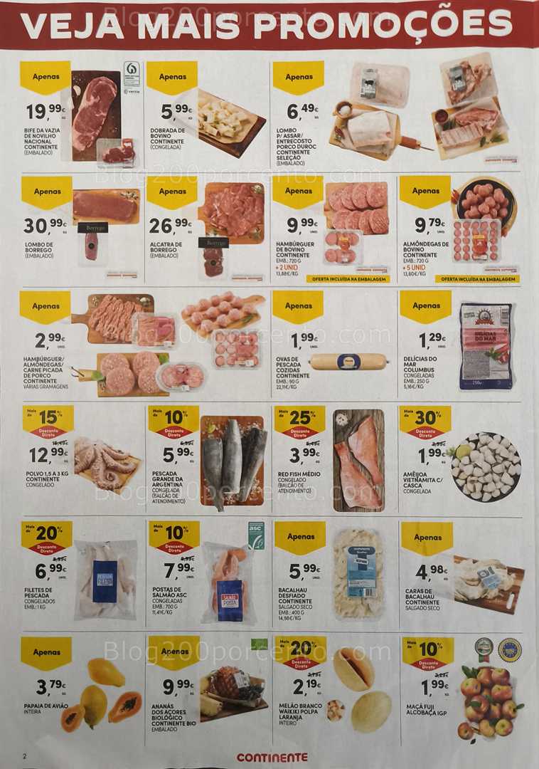 Antevisão Folheto CONTINENTE Promoções Fim de Semana - 2 a 5 janeiro