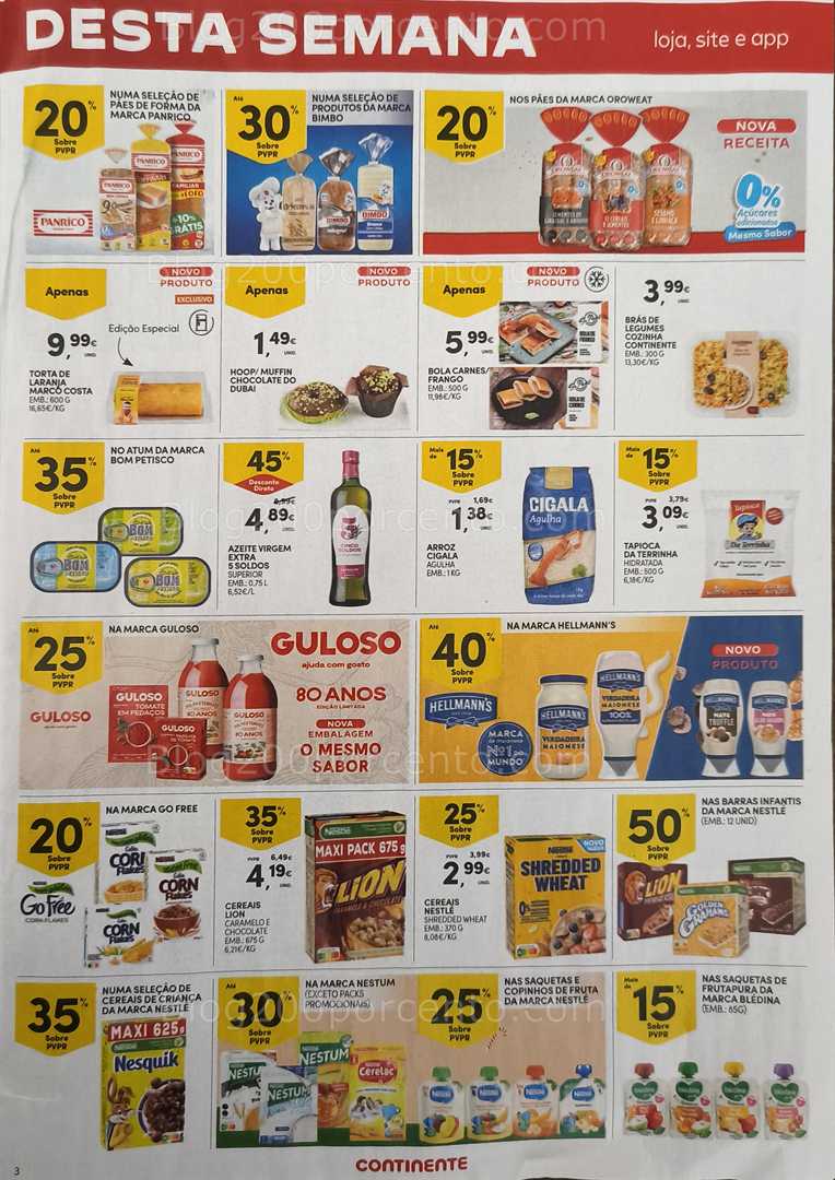 Antevisão Folheto CONTINENTE Promoções Fim de Semana - 2 a 5 janeiro