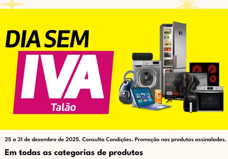 ALERTA - Dias sem Iva RADIO POPULAR Promoções 25 a 31 dezembro