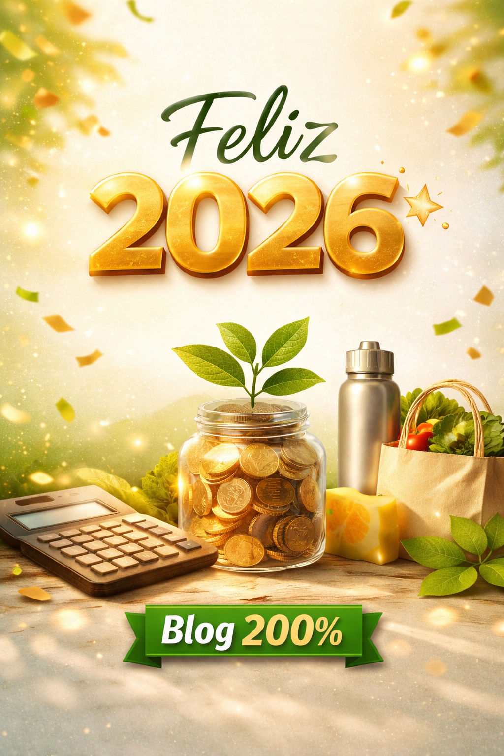 Feliz Ano Novo! Que não faltem conquistas, boas oportunidades e motivos para celebrar.