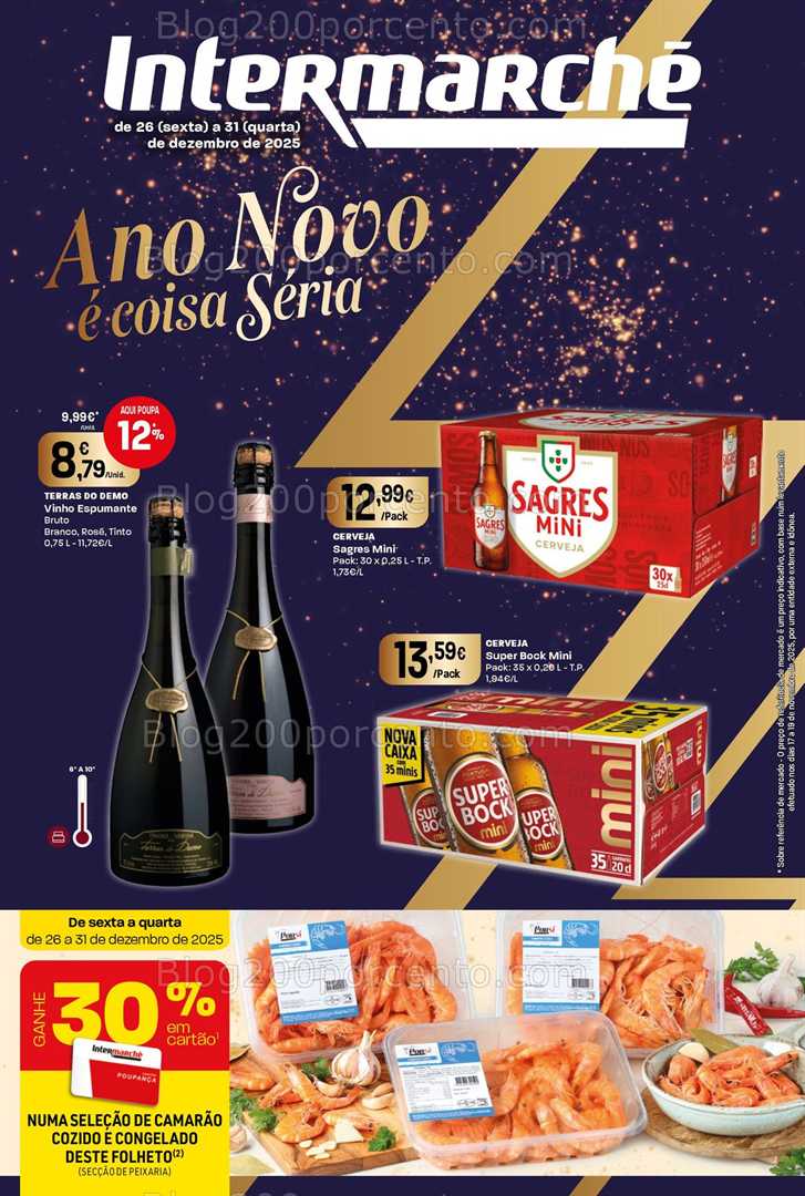 Antevisão Folheto INTERMARCHÉ Contact Promoções 26 a 31 dezembro