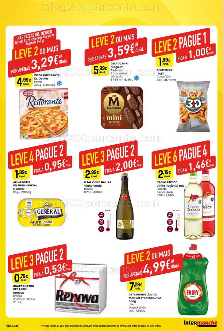 Antevisão Folheto INTERMARCHÉ Contact Promoções 26 a 31 dezembro