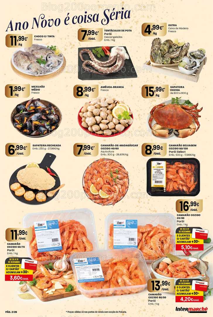 Antevisão Folheto INTERMARCHÉ Contact Promoções 26 a 31 dezembro