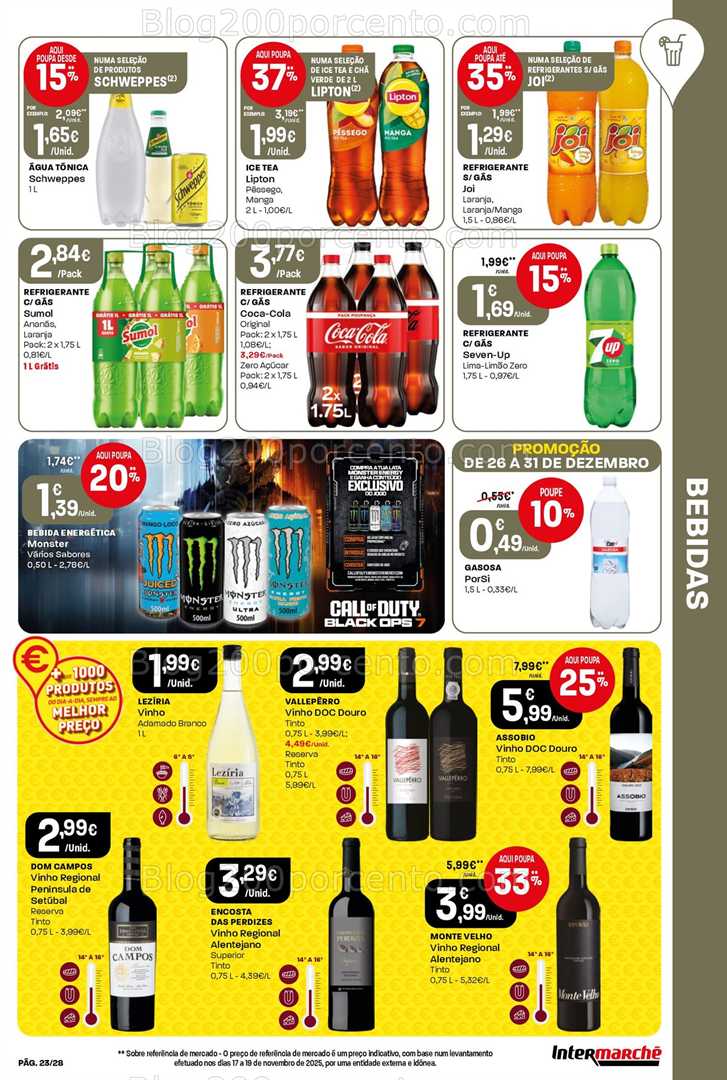 Antevisão Folheto INTERMARCHÉ Contact Promoções 26 a 31 dezembro