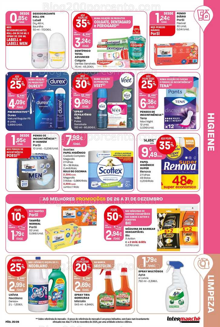 Antevisão Folheto INTERMARCHÉ Contact Promoções 26 a 31 dezembro