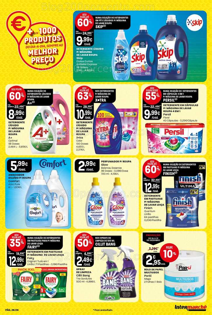 Antevisão Folheto INTERMARCHÉ Contact Promoções 26 a 31 dezembro