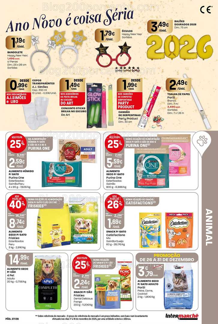 Antevisão Folheto INTERMARCHÉ Contact Promoções 26 a 31 dezembro