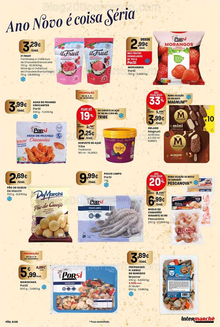 Antevisão Folheto INTERMARCHÉ Contact Promoções 26 a 31 dezembro