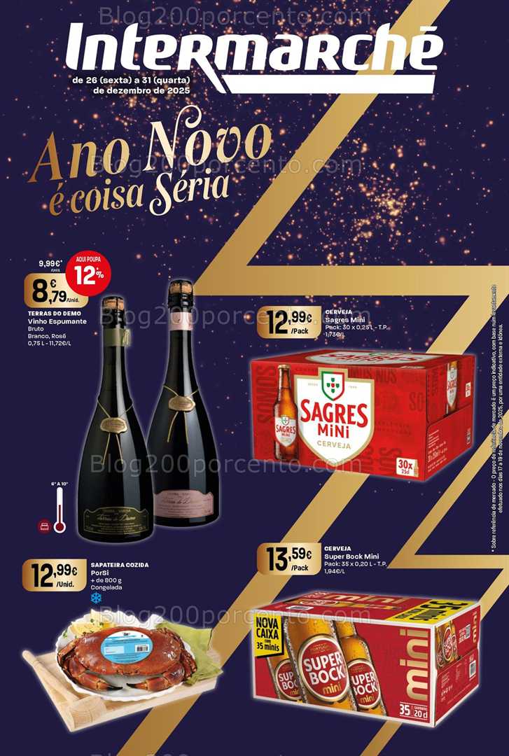 Antevisão Folheto INTERMARCHÉ Mini Promoções 26 a 31 dezembro