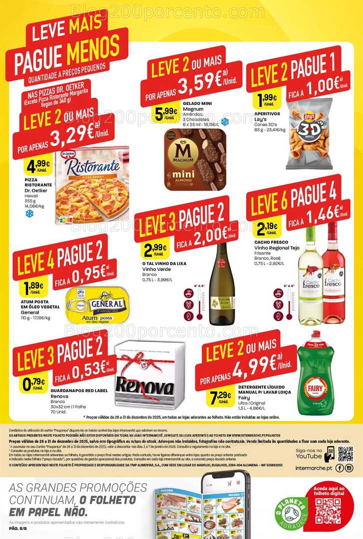 Antevisão Folheto INTERMARCHÉ Mini Promoções 26 a 31 dezembro