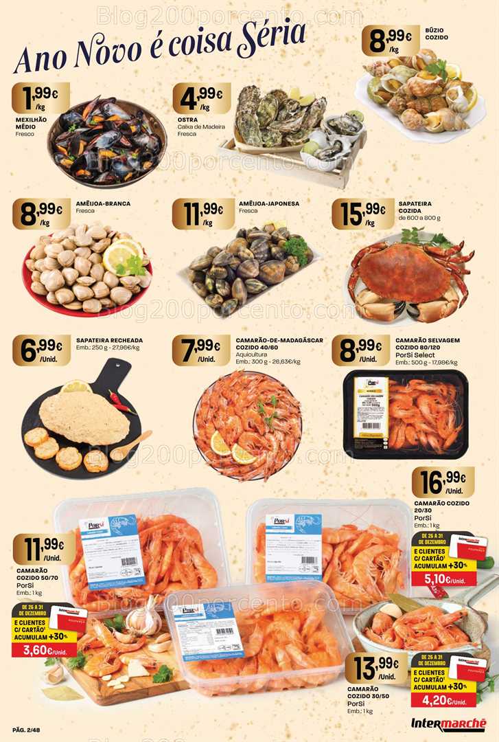 Antevisão Folheto INTERMARCHÉ Super Promoções de 26 a 31 dezembro