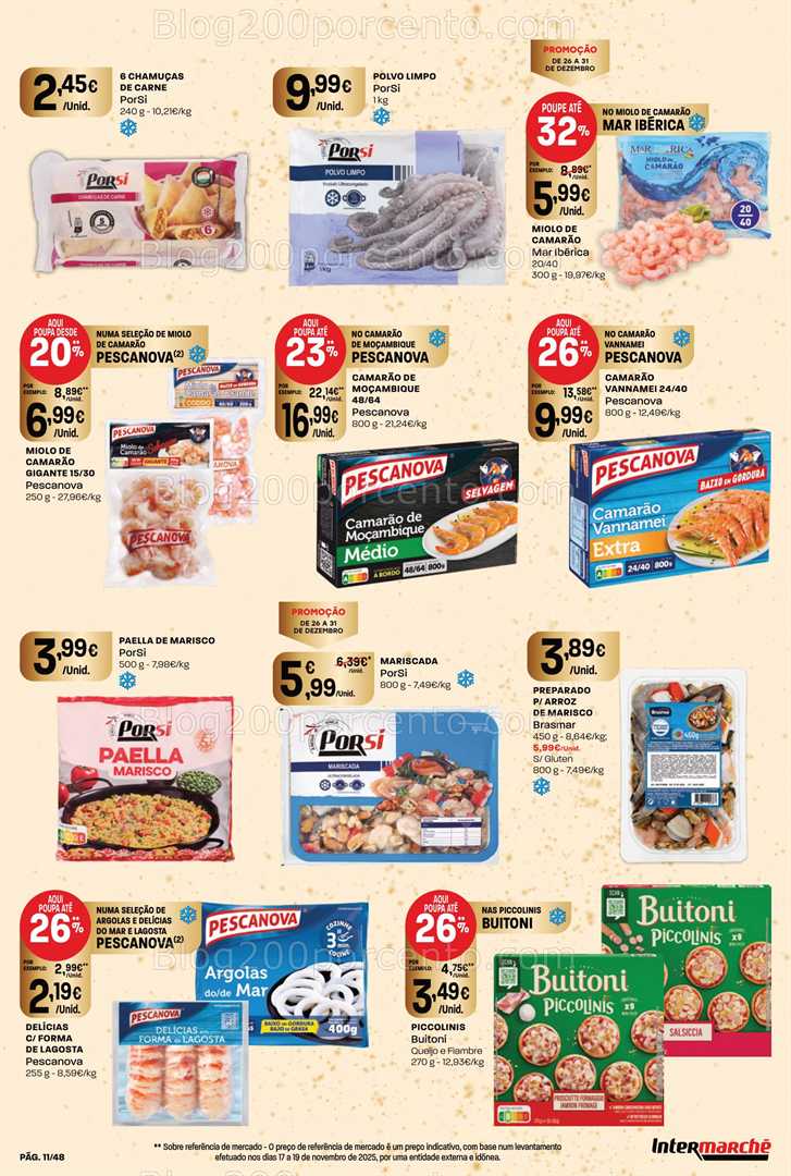 Antevisão Folheto INTERMARCHÉ Super Promoções de 26 a 31 dezembro