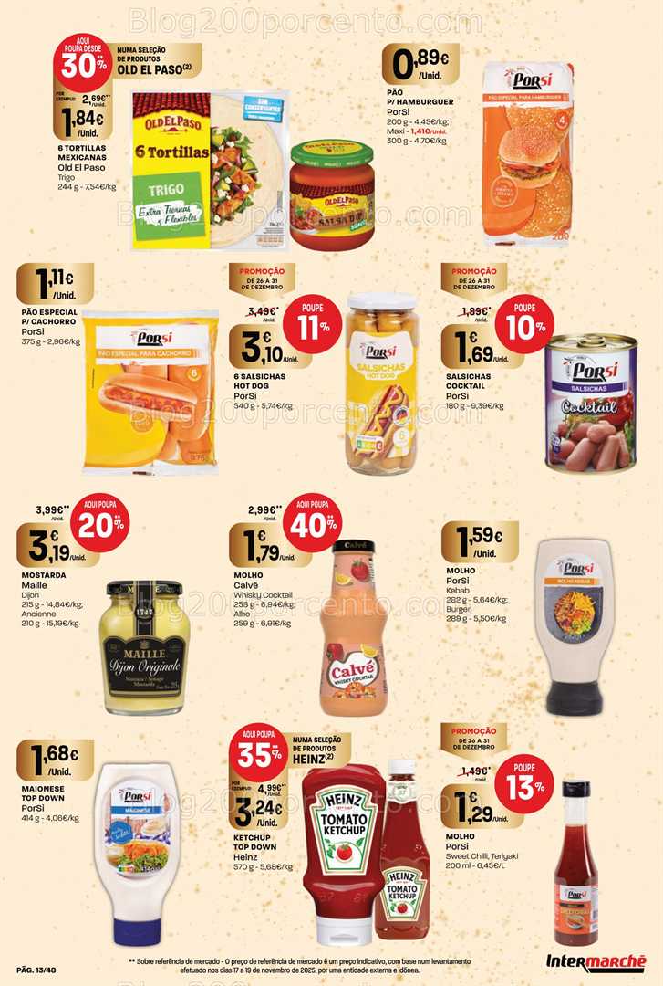 Antevisão Folheto INTERMARCHÉ Super Promoções de 26 a 31 dezembro