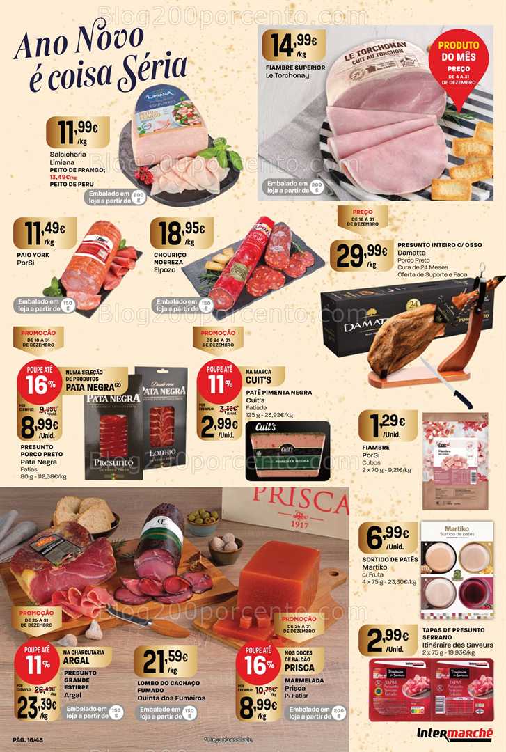 Antevisão Folheto INTERMARCHÉ Super Promoções de 26 a 31 dezembro