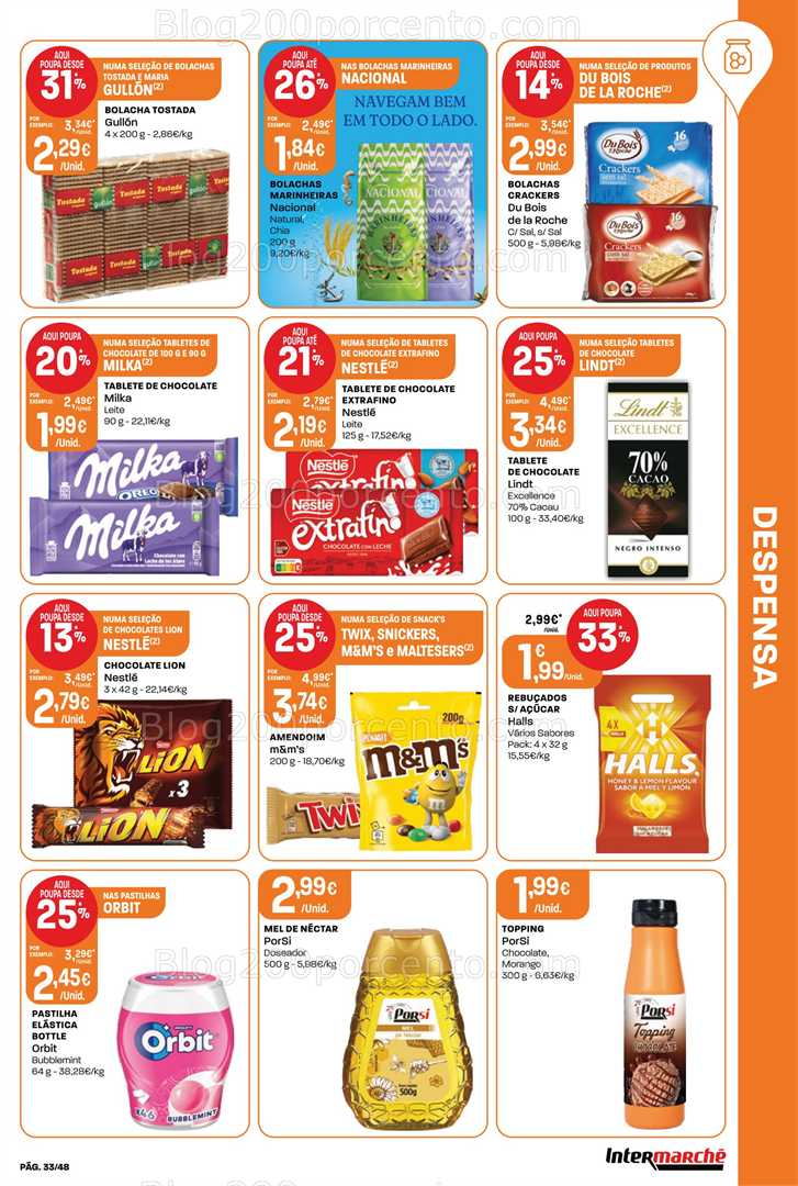 Antevisão Folheto INTERMARCHÉ Super Promoções de 26 a 31 dezembro