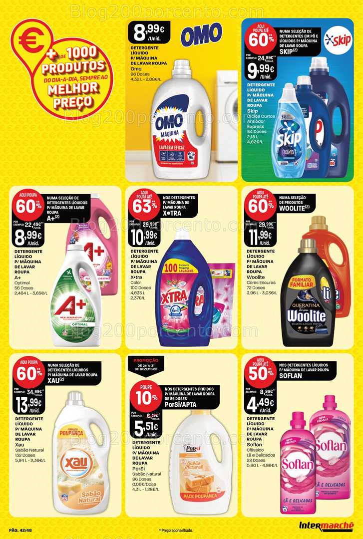 Antevisão Folheto INTERMARCHÉ Super Promoções de 26 a 31 dezembro