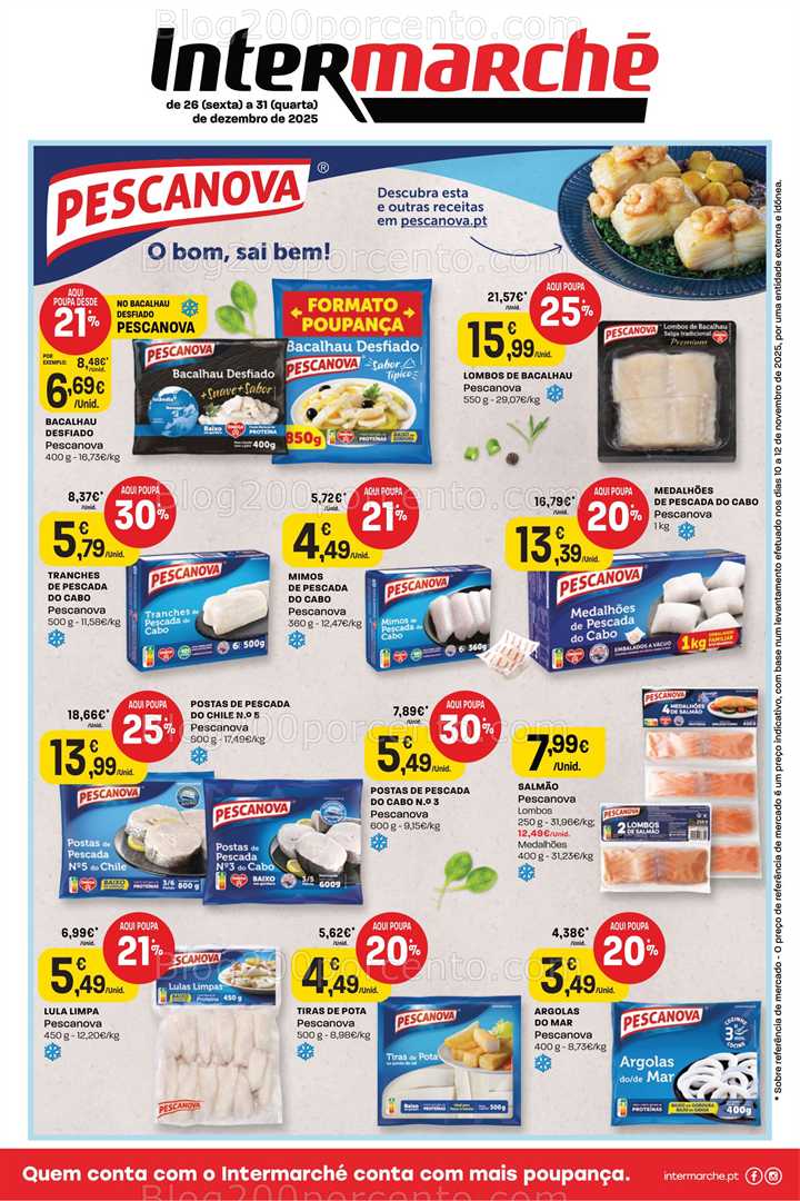 Antevisão Folheto INTERMARCHÉ Extra Promoções de 26 a 31 dezembro