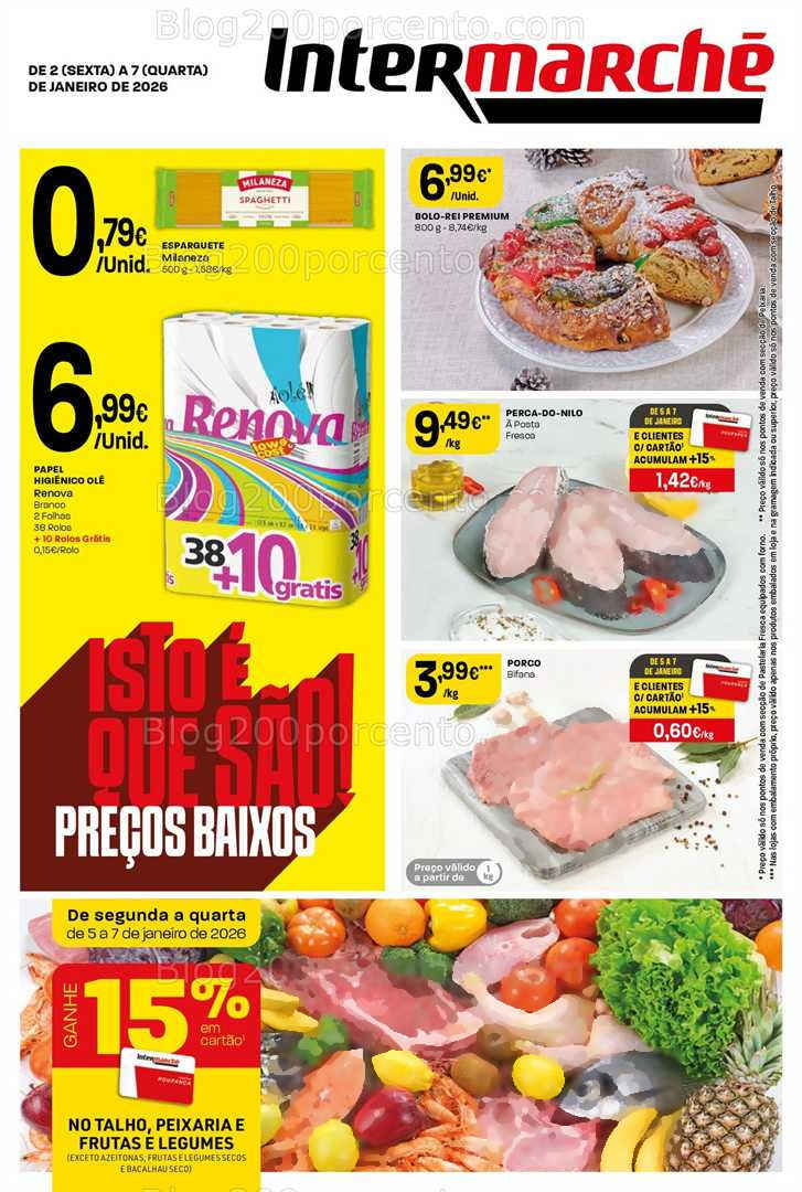Antevisão Folheto INTERMARCHÉ Contact Promoções de 2 a 7 janeiro