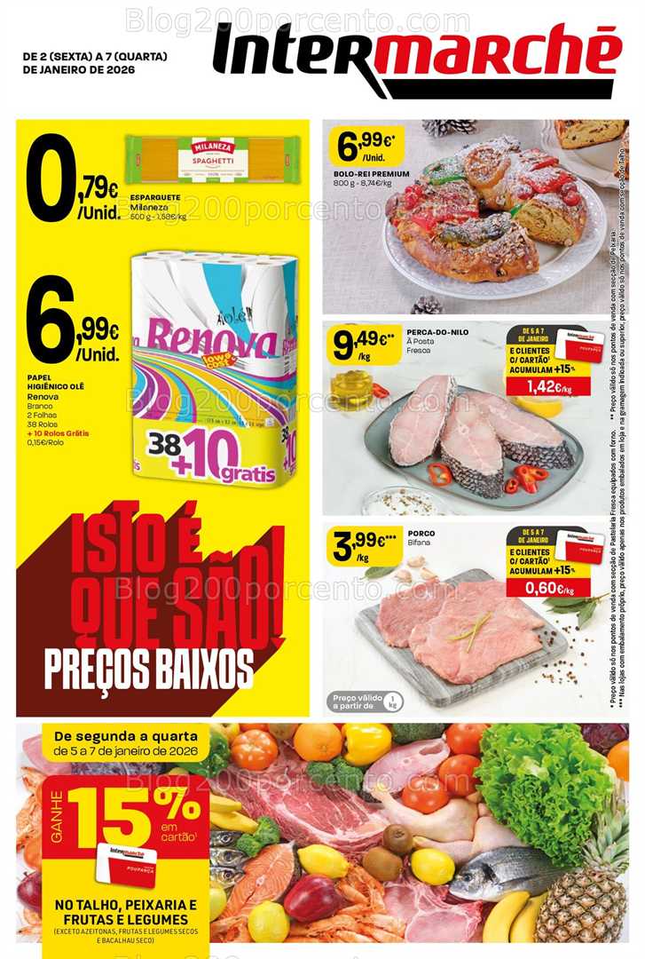 Antevisão Folheto INTERMARCHÉ Contact Promoções de 2 a 7 janeiro