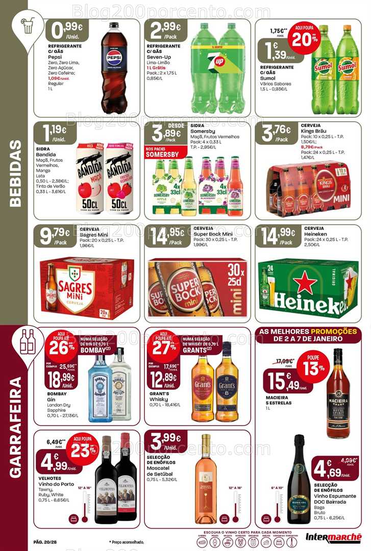 Antevisão Folheto INTERMARCHÉ Contact Promoções de 2 a 7 janeiro