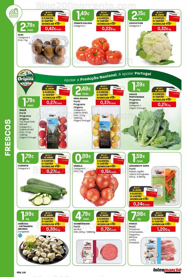 Antevisão Folheto INTERMARCHÉ Mini Promoções de 2 a 7 janeiro