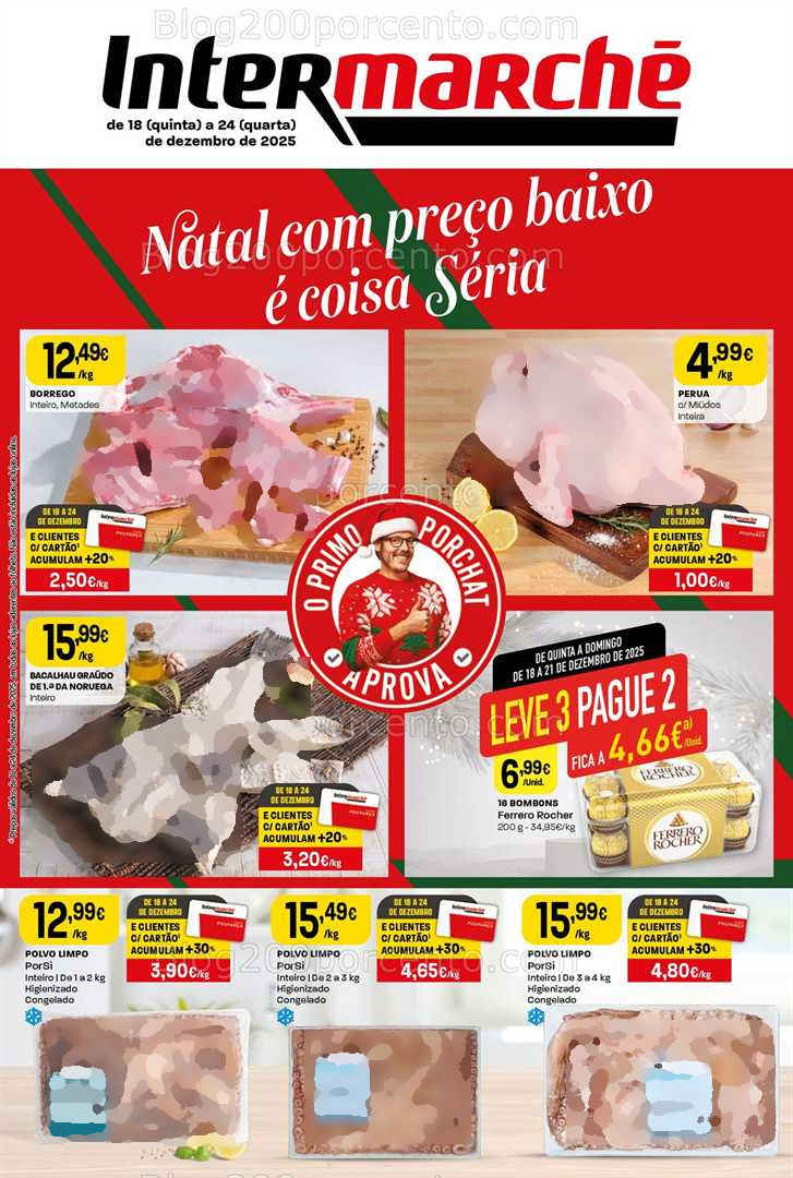 Antevisão Folheto INTERMARCHÉ Super Promoções de 18 a 24 dezembro