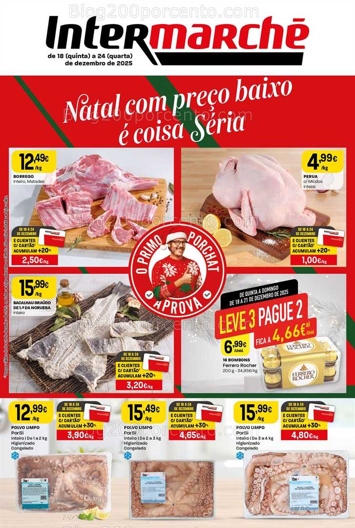 Antevisão Folheto INTERMARCHÉ Super Promoções de 18 a 24 dezembro