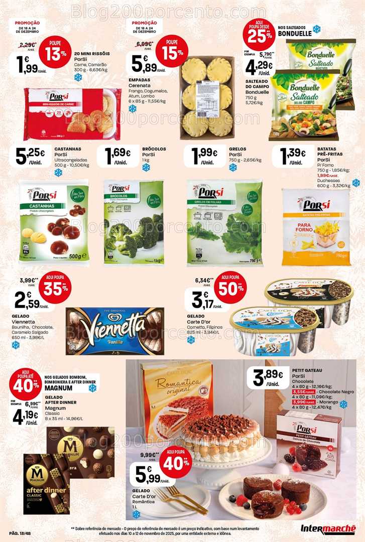 Antevisão Folheto INTERMARCHÉ Super Promoções de 18 a 24 dezembro