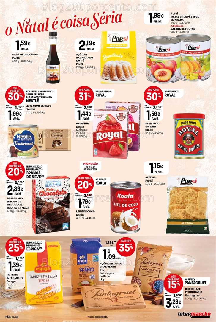 Antevisão Folheto INTERMARCHÉ Super Promoções de 18 a 24 dezembro