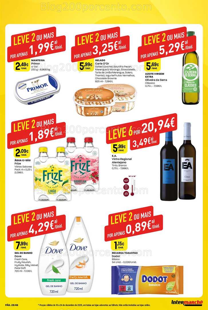 Antevisão Folheto INTERMARCHÉ Super Promoções de 18 a 24 dezembro