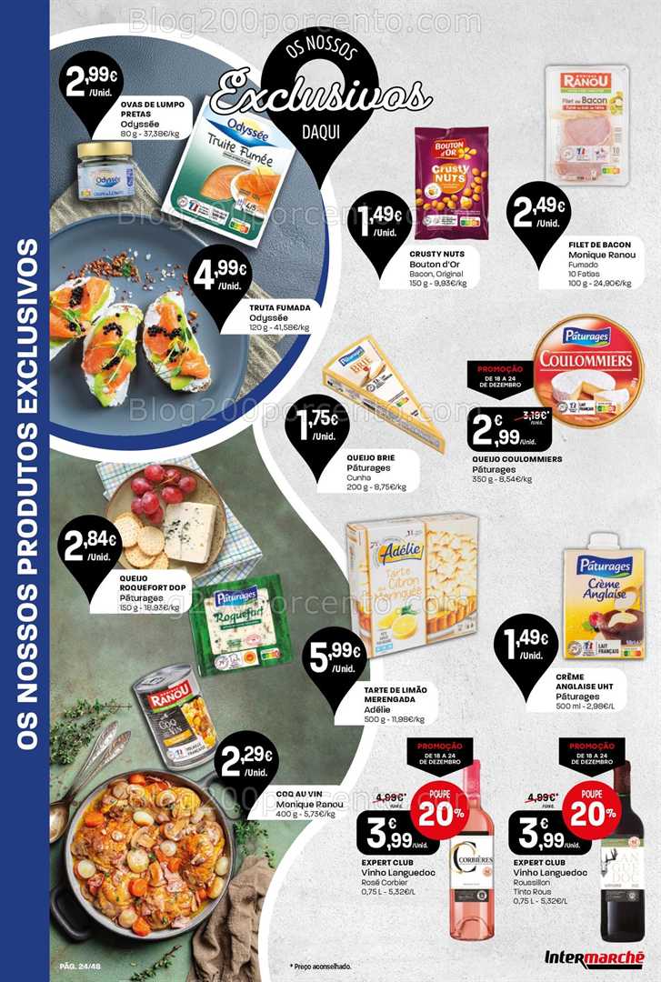 Antevisão Folheto INTERMARCHÉ Super Promoções de 18 a 24 dezembro